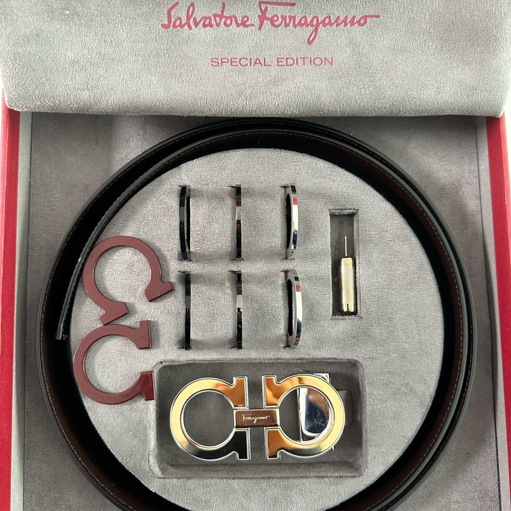 Salvatore Ferragamo Special Edition Belt Set